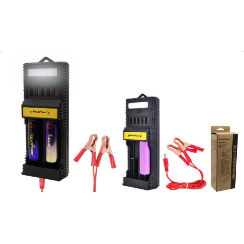 Портативний HUB ZS-12/5 з крокодилами на 5*USB2.0 (3А-5A), 2осередки-АА, led, живлення 12В, Black, Box
