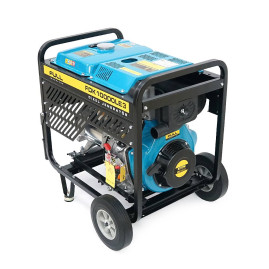 Дизельний генератор FULL FDK10000LE3, трехфазный 230/380V, 50Hz, 9.4kVA/7.5kW, бак 12,5 л, витрата 2 л/год, ручний/стартер (без АКБ), 700х510х620 мм, 124 кг