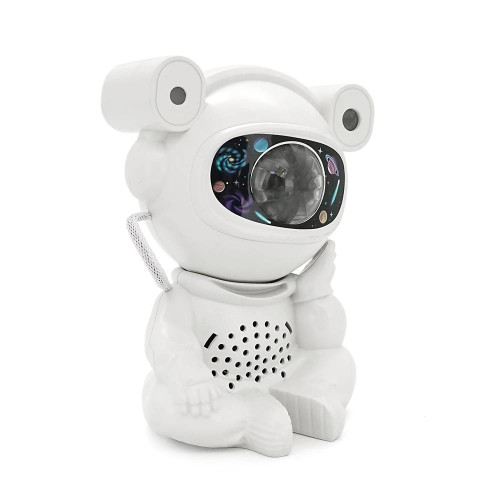 Ночник-проектор YT730 Астронавт+ Bluetooth колонка, пульт, кабель USB, White, Box