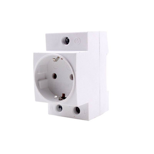 Модульна розетка PT-316 на DIN-рейку, 250V/10-16A, 45*78.5*63mm