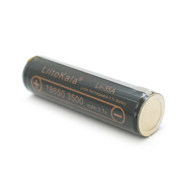 Акумулятор 18650 Li-Ion LiitoKala Lii-35A-PCB, Protected, 3500mAh (3300-3500mAh), 3.7V (2.75-4.2V), Black