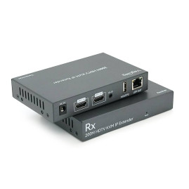 Активний VEGGIEG V-HD011 KVM HDMI 2*1 спліттер 120m, HDMI1.4/HDCP2.0, USB & Audio Support, Grey, Box