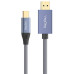 Кабель VEGGIEG V-Z637 Type-C (папа)/Display Port(папа), 8K, 2м, Black-gray