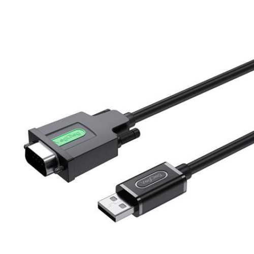 Кабель VEGGIEG V-U401, USB/RS232, PL2303 Chipset, Gray, довжина 1.5м, Box