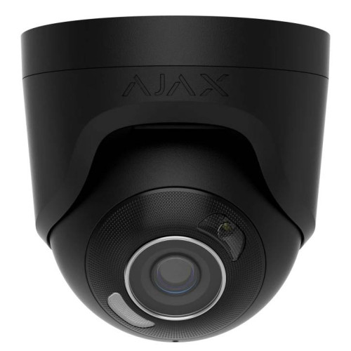 8 Mp IP охоронна відеокамера з гібридним підсвічуванням Ajax TurretCam HL (8 Mp/2.8 mm) Black