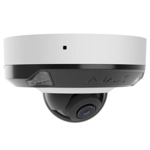 5 Mp IP охоронна відеокамера з гібридним підсвічуванням Ajax DomeCam Mini HL (5 Mp/2.8 mm) White