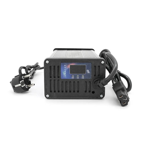 Зарядний пристрій для акумуляторів LiFePo4 72V(87,6V),24S,12A,штекер Triangle plug (T-tipe/IEC/C13 N+L-), з індикацією,BOX