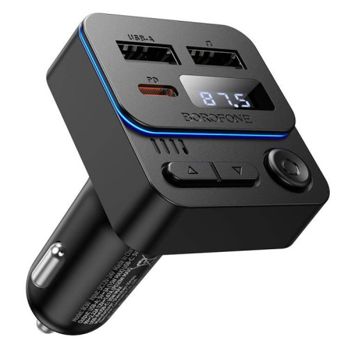 FM- модулятор Borofone BC60, Black, Box