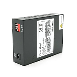 Медіаконвертер Step4Net MC-R-0,1-1SM-1310nm, 1310 WDM одноволоконний Full/Half duplex, SC 20km (0+70°C), + блок живлення 5V 1A Q50