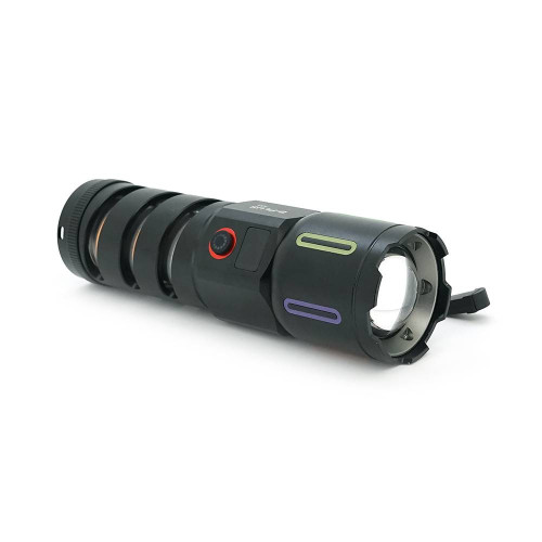 Ліхтар пошуковий BP-538 LED PM60, 3 режими, ліхтарик, індикація заряду, живлення від акумулятора, IP65, USB кабель, 225х130х60мм, 0,525кг, Black, BOX