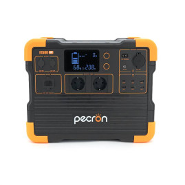 Power station Pecron E1500LFP APP Control, 1536/2200Wh LiFePO4, MPPT VOC 32-95 В, DC12V-5A, XT60-12V-30A, 2хAC 220, 4xUSB-18W, 2хUSB-C(100W), wireless 15W, charge 120min, 377×237×305mm, 18.2kg