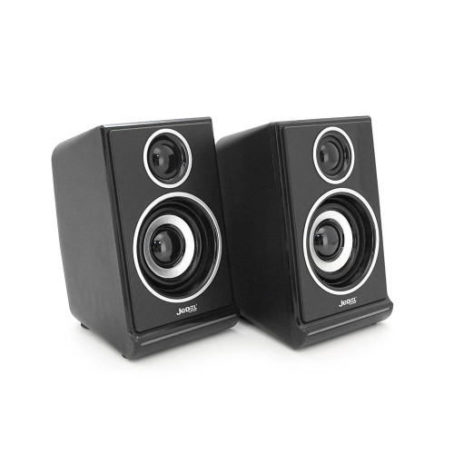 Колонки 2.0 JEDEL S-578 USB+3.5mm, 4" 2x3W, 90Hz-20KHz, з регулятором гучності, Silve BOX, Q30