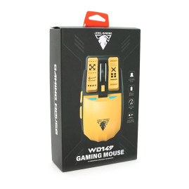 Миша бездротова JEDEL WD149, 3200DPI, 2.4GHZ+Bluetooth 5.0, Black/Yellow, Box