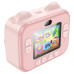 Дитячий фотоапарат HOCO DV204 з функцією миттєвого друку, підтримка microSD card, Pink, Box