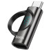 Перехідник HOCO UA32A Type-C(M) => Lighting(F), 60W, індикатор потужності заряду), Black, Box