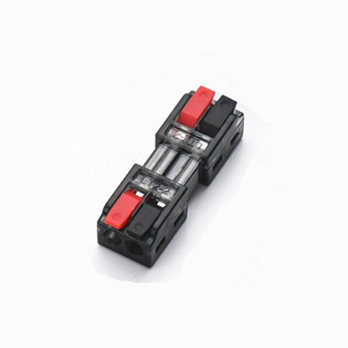Клемаз натискними затискачами 1-провідна LT-2-2, 2-pin, 250V, 32A, 0.5-2.5mm2, 13,5*30*11mm, сіра