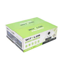 Гібридний інвертор WITSLOR HF11048-B, 1Ф-11kW, 48V, ток заряда 10-120А, 200-400V, MPPT 90-500VDC, PV 500VDC, 19kg