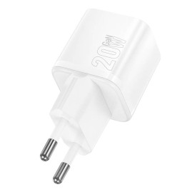 СЗУ HOCO N65 110-240V, PD20W+Q3.0,USB+Type-C, White, Blister