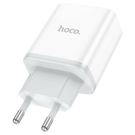 СЗУ HOCO C105A 110-240V, PD20W+Q3.0,USB+Type-C, White, Blister