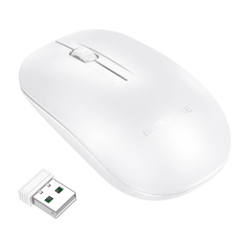 Миша бездротова BOROFONE BG14, 1600DPI, White, 2.4GHZ, Box