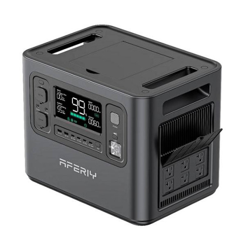 Портативна станція AFERIY AF-P210,LiFePO4 2048Втч.(max2400)Вт,MPPT 11.5-50В-20А(500Вт),out220v. LED.2-USB,4xType-C PD20/100Вт,DC+прикуриватель12В/10А,398*280*315 мм,22kg