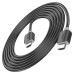 Кабель HOCO HDMI-HDMI 4Kx2K Ultra HD, 3m, v2,0, круглий Black, конектор Black, Blister