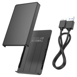 Кишеня HOCO HB46, 2,5", пластиковий корпус, інтерфейс USB3.0 SATA, Black