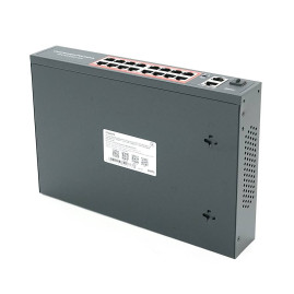 16-портовий керований PoE комутатор YOSO YO316G-240 з 16 портами POE 100Мбіт + 2 UP-Link 1000Мбіт + 1 SFP, 52V/240W. APP-Amitres