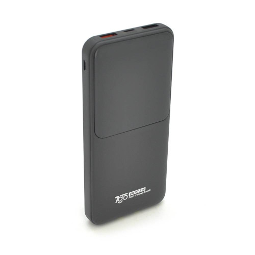 Powerbank 7GO GPW-06 10000mAh, 22.5W, Кабель Type-C + Lighting, 0,250 kg, Black, Box