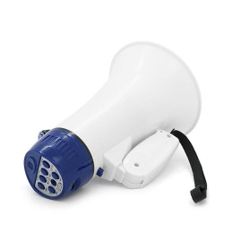 Гучномовець Megaphone HT-135BT, 15W, живлення від акумулятора 18650, СЗУ, Red/White, Box