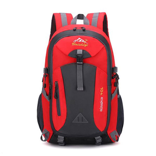 Рюкзак спортивний, Alaska40-R, полієстр, вихід під кабель USB/навушники, 40L, червоний, Q50