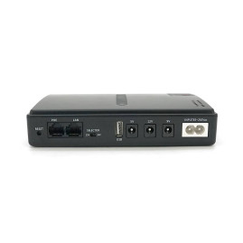 ДБЖ UPS-18W DC1018P YT45103 для роутерів/комутаторів/PON/POE-430, 5//9/12V, 1A, 10000MAh(знімні 4*2500MAh), Black, BOX