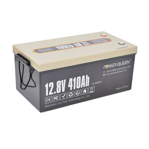 Акумуляторна батарея LiFePO4 Power Queen 12.8 V 410Ah , 5240Wh, BMS 250A, 522*240*218 мм