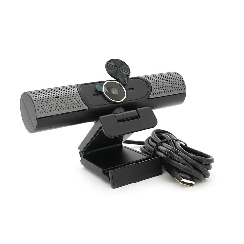 Вебкамера з мікрофоном Q7, 2K 30fps, з автофокусом, пласт. корпус, Black, BOX