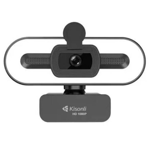 Вебкамера із мікрофоном Kisonli D2, 1080P 30fps, пласт. корпус, Black, BOX