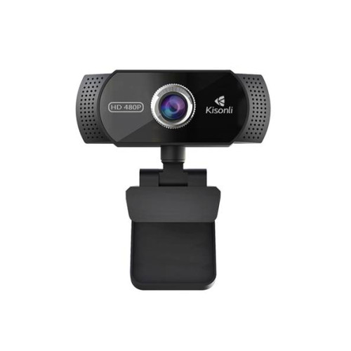 Вебкамера із мікрофоном Kisonli PC-2, 1080P 30fps, пласт. корпус, Black, BOX