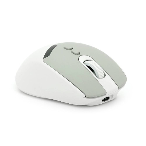 Миша бездротова JEDEL WD155, 1000/1600/2000DPI, 2.4 GHz+Bluetooth 5.0, 3.7V 500mAh, Type-C заряджання. 109x71x42 мм. 80 г. Green, Box