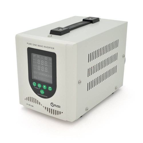 ДБЖ з правильною синусоїдою Europower EP-MPS-800/12PLUS (500 Вт) 3/5/10/15/20А, під зовнішню АКБ 12В (AGM/GEL/LFP), Q4 (300*190*230)