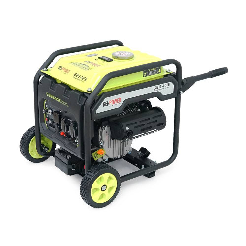 Генератор інверторний БЕНЗИНОВИЙ GENPOWER GBG 40IE 3.2kW (4kVA), однофазний, 230V, 50Hz, DC12V. об'єм 10.0л. витрата 0,374 Lt/kWtt, стартер (без АКБ), 530 * 440 * 540mm.31kg.