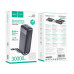 Power Bank HOCO J163B 30000mAh, 22.5W, 4 кабелі, Black, 0.660kg
