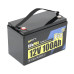 Аккумуляторная батарея WattCycle LiFePO4 WT12V100AH110PRO 12,8V 100Ah, 1,28kWh, BMS110A@4S, 5000-15000 cycles, IP66, 332x172x218,11.8kg, Q2