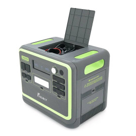 Портативная зарядная станция FOSSiBOT F2400, 2200W/2048Wh LiFePO₄, MPPT 500W max, XT60-12V/25А, 2xDC5521-12V-3A, CarPort-12V-10A, 2xAC230V, 2xUSB-A-18W, 4xUSB-C-100W, Wi-Fi, Bluetooth, charge 2 h,386*840*321 мм. 22кг