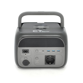 Power station CTOLITY AP400APP Control, 400W, 345Wh LiFePO4, MPPT 150W max, DC12V-5A, 2хAC 220, 3xUSB-18W, 1хUSB-C(22W), wireless 15W, Fast charge 60min, 177×205×177mm, 5kg
