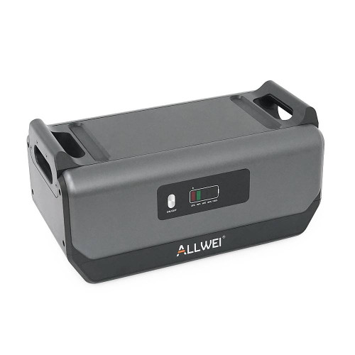 Додаткова батарея ALLWEI B200PRO (ємність 2048 Вт·ч), LiFePO4, потужність 2400 Вт, для зарядної станції SGR-PPS2400-2PRO, 480x255x240 мм, 18.6 кг