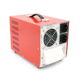 Стабілізатор напруги Conter MSER 8000 VA-V2/6000W однофазний, сервопривід, монтажу підлоги, LED дисплей, діапазон 130-260V, AC230±3%, 2*Shuko