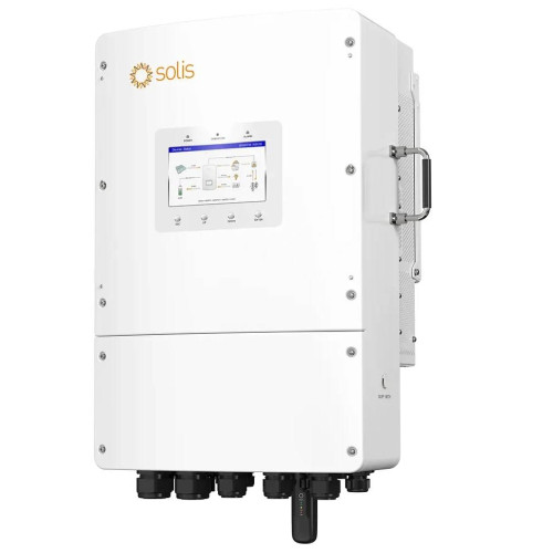 Гібридний інвертор SOLIS S6-EH3P12K02-NV-YD-L, трифазний, 12кВт (2/3 MPPT 200 - 850V, струм заряду акб 250A, DC 40-60V) 42 кг,430×60