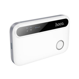 4G модем HOCO HI41(LTE), 900-2600МГЦ, 50-150Mb/s, USB, акумулятор 2100mAh, White, BOX