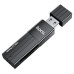 Кардрідер універсальний HOCO HB20 USB 3.0, формат MicroSD, пластик, Black