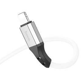 Кабель Hoco X86 silicone, Type C-Lighting, 60W, White, довжина 1м, BOX