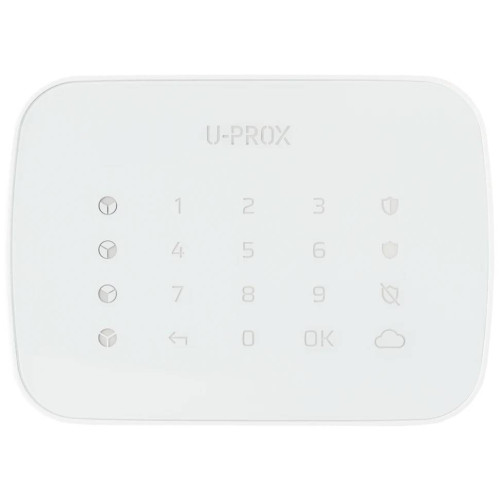 Бездротова сенсорна клавіатура для 4-х груп U-Prox Keypad G4 White